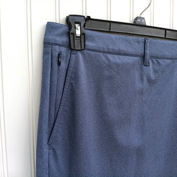 01 ALGO Pants 52 x 32 Gray Performance Fit Moisture Wicking UPF 40 Comfort Mens - Picture 4 of 16